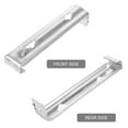 thumbnail image 3 of ROSENICE Aluminum Alloy Rain Gutter Hanger Rain Gutter Support Metal Gutter Roof Bracket Gutter Roof Hanger, 3 of 8