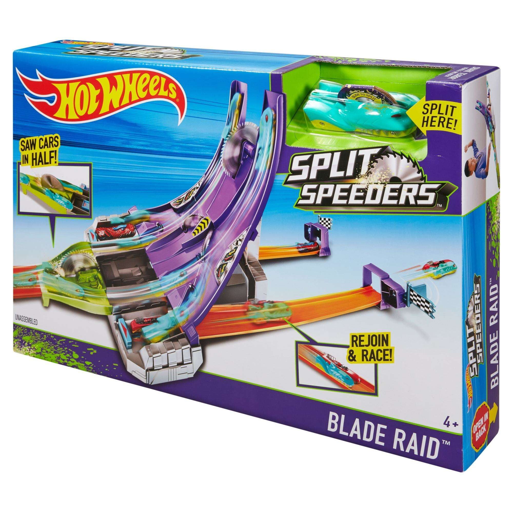 hot wheels split speeders blade raid