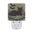 thumbnail image 5 of Yayeee LED Night Light for The Home Plug in With Light Sensors 2 Pack, Beige Halloween Cat, 5 of 6