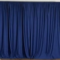 thumbnail image 3 of AK TRADING CO. 10 feet x 10 feet Polyester Backdrop Drapes Curtains Panels with Rod Pockets - Wedding Ceremony Party Home Window Decorations - Navy Blue, 3 of 7