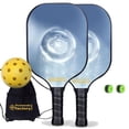 thumbnail image 1 of Pickleball Factory PB00012-6-G Pickleball Paddle Set - Crystal Clear Pickleball Paddles, Best Pickleball Set for Beginners, Glassfiber Graphite, 1 of 1