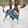 thumbnail image 3 of xxl Gorro extraíble, ropa gruesa para perros, otoño e invierno, suéter para mascotas de tartán S, 3 of 5