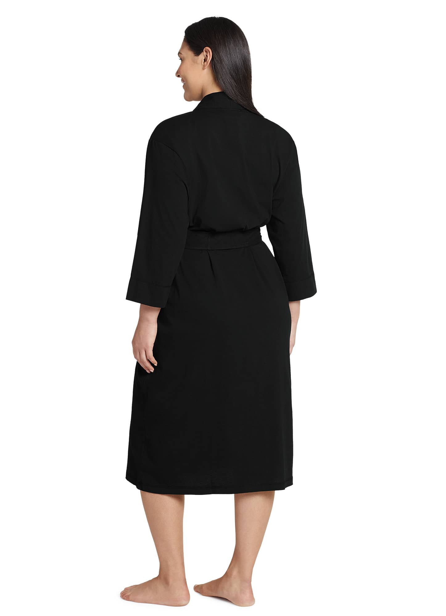 Jockey Women s Plus Size Everyday Essentials Cotton Long Robe Full Length Breathable Warm Walmart