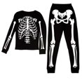 thumbnail image 4 of JAJAHO Halloween Kids Pajamas Girls Boys Skeleton Pajama Long Sleeve Top And Pant 2 Piece Pjs 2-10Y, 4 of 4