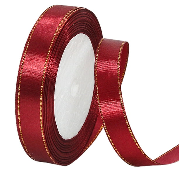 Coofit Craft Ribbon Metallic Simple 24yds 0.59 Wide Satin Ribbon Gift Wrapping Ribbon Other
