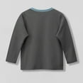 thumbnail image 3 of Cethrio Boys Long Sleeve Tops, Graphic Casual Pullover Cotton Boys' Blouses Dark Gray Size 8, 3 of 5