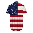 thumbnail image 5 of asdoklhq 4th Of July T-Shirt Tops Trendy Button Shirts Ladies' St. Patrick's Day Long Sleeved Shirt Multicolor S, 5 of 5
