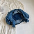 thumbnail image 3 of Bolso Mano Bandolera Crescent Bag Denim Casual para Mujer Compras Viajes, 3 of 9