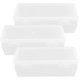 thumbnail image 1 of Kitchen Countertop Bread Box Sealed Bread Box Refrigeration Compatible Families 19.00X9.50X6.00CM 3Pcs, 1 of 5
