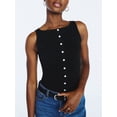 thumbnail image 4 of Scoop Women's Sleeveless Button Front Cardigan Sweater, Lightweight, Sizes XS-XXL, 4 of 5
