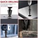 thumbnail image 4 of Juego de 3 Brocas Escalonadas, Broca Escalonada con Ranuras en Espiral de Acero de Alta Velocidad, Broca Escalonada con Ranura en Espiral de Corte Cónico de 4-32 mm., 4 of 5