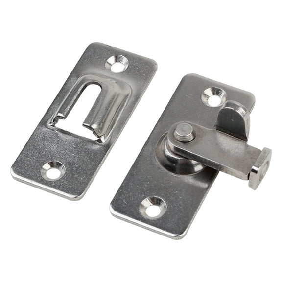 1 Set 90 Degree Stainless Steel Door Lock Toggle Latch for Sliding Barn Doors