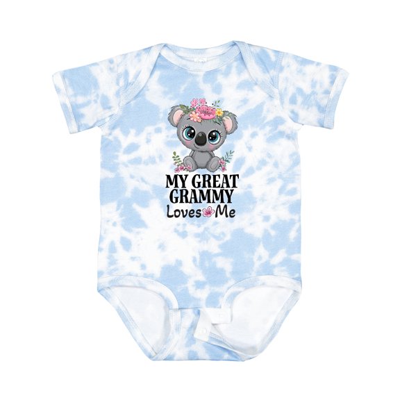 Inktastic My Great Grammy Loves Me Koala Girls Baby Bodysuit