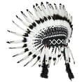 thumbnail image 4 of Cosplay de tocado de plumas artificiales indias COSPLAY AMERICAN para ENCENDIDOS para EVENTOS, 4 of 9