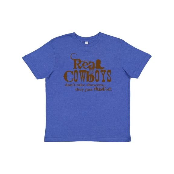 Inktastic Real Cowboys Youth T-Shirt