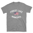 thumbnail image 1 of Forest Lake Minnesota Patriot Men's Cotton T-Shirt, 1 of 1