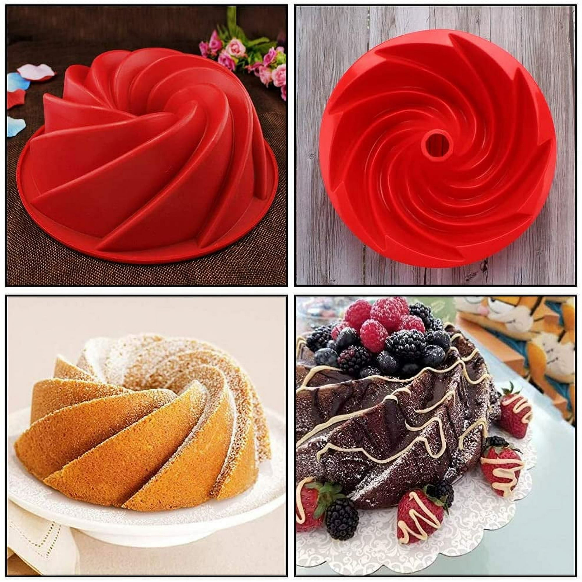 Uses Silicone Cake Mold Shaped Cake Pan, Cake Pan, Muffin Pan