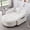 Beige + Foam + 2 Seat, variant on CHENYUEFURN Check Foam Storage Sleeper Sofa with 2 Throw Pillows, Pink