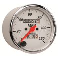thumbnail image 3 of AutoMeter 1396 Compteur de Vitesse Mécanique Blanc Arctique, 3 of 5