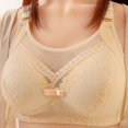 thumbnail image 4 of Womens Large Gathering Thin Bra With Breast Support Bra Sexy Underwear, 4 of 4