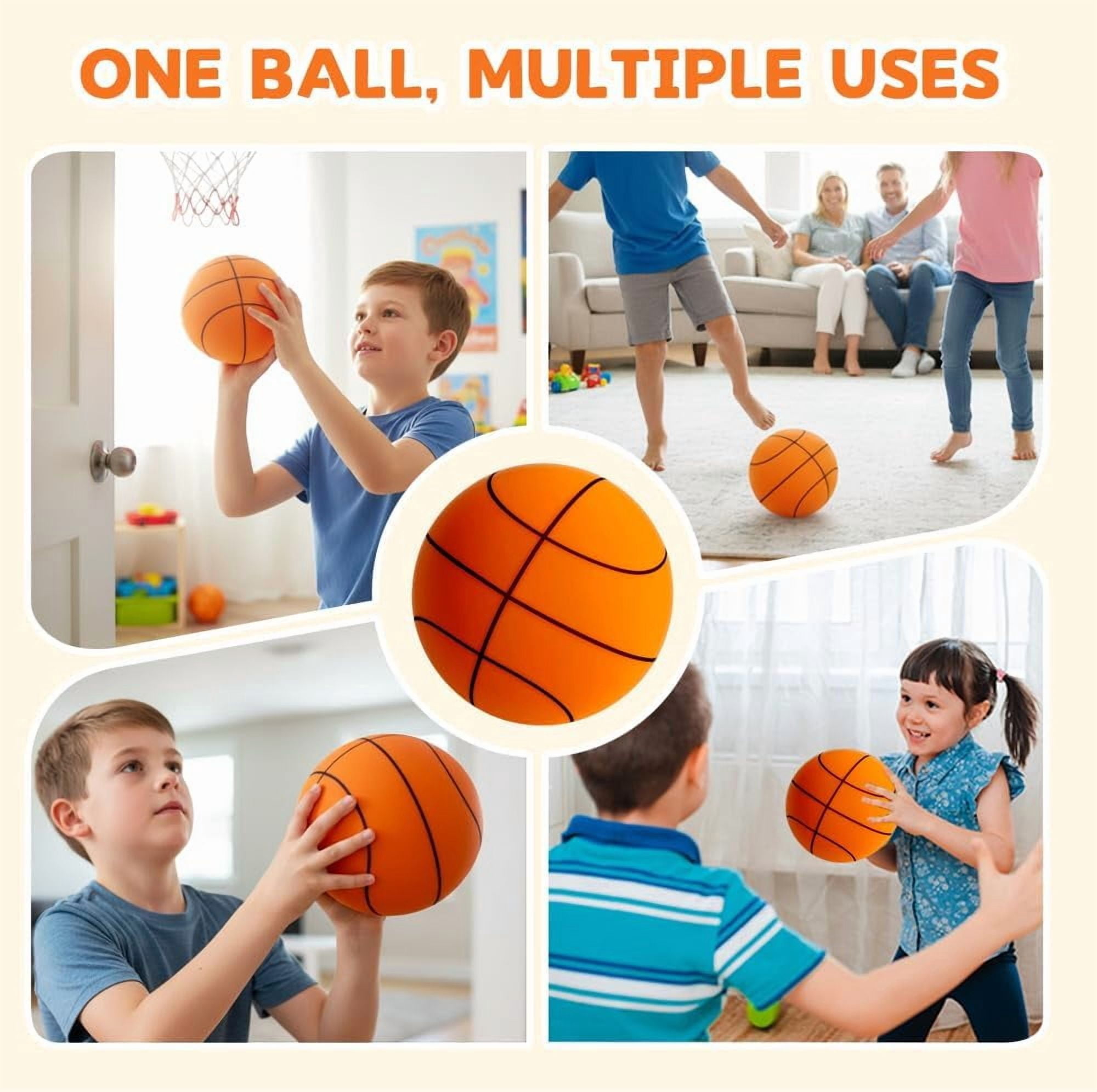 Silent Basketball, 2026 New Silent Basketball, Silent Basketballs Dribbling Indoor, No Noise Basketballs for Various Indoor Activities