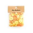 thumbnail image 3 of Synzerm 5.3 oz Round Resin Buttons Mixed Color Assorted Sizes for Crafts Sewing DIY Manual Button Painting DIY Handmade Ornament Buttons, 2 Holes and 4 Holes, 3 of 7