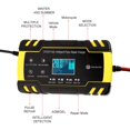 thumbnail image 3 of Automatic Smart Pulse Repair Car Battery Charger Starter Intelligent Overvoltage Protection Temperature Monitor, 3 of 10