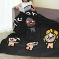 thumbnail image 3 of Lsque The Binding of Isaac Pattern Fuzzy Fleece Throw Blanket Extra Large,Super Soft,Fluffy and Warm Blankets for Couch,Bed,All Season Use (40"x30"), 3 of 7