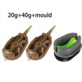 thumbnail image 2 of Comederos para Pesca de Carpas, Comederos de Pesca con Molde de Liberación Rápida, Accesorios para Pesca de Carpas 20 G + 40 G + Molde, 2 of 7