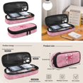 thumbnail image 6 of Yuyamidu Pink Bow Print 17-Inch Kids Backpack 4Pcs Set with Lunch Bag Pencil Case Water Bottle Sleeve, Adjustable Padded Straps for Teens Girls School Travel Daily Use, 6 of 7