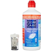 Clear Care Cleaning 3% Hydrogen Peroxide Triple Action Disinfection Solution 12 Ounce