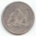 thumbnail image 2 of 1861-O Seated Liberty Half Dollar, VG-Fine Details, 2 of 2