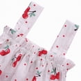 thumbnail image 4 of mgoYE Baby Girl Clothes 12 Months Baby Girl Summer Clothes Cute Dress Smocked Sleeveless Tops Shorts Outfits Toddler Bloomers Princess Outfit Set|Red 6-9 Months, 4 of 5