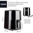 thumbnail image 2 of Freidora De Aire Electrica Air Fryer Horno Digital Multifunciona Temperatura Ajustable Antiadherente Temporizador Con Apagado Automático Ideal Para Hogar (5 Litros), 2 of 8