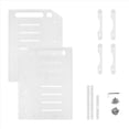 thumbnail image 1 of 3.5 Inch Desktop Hard Disk Rack Transparent Acrylic Mechanical Hard Disk Cage External Hard Disk Storage Box 8 Layer, 1 of 8