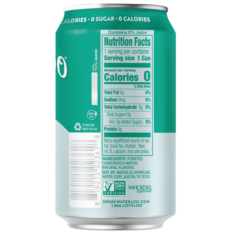 Waterloo Guava Berry Sparkling Water, 12 fl oz, 12 Pack photo 8