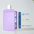 thumbnail image 3 of Pop-Up Pill Organizer with 3 Compartments, Travel-Friendly Medication Storage Box, Durable Plastic Design with Slide Lids, Compact Case for Daily Vitamins Supplements, 3 of 8