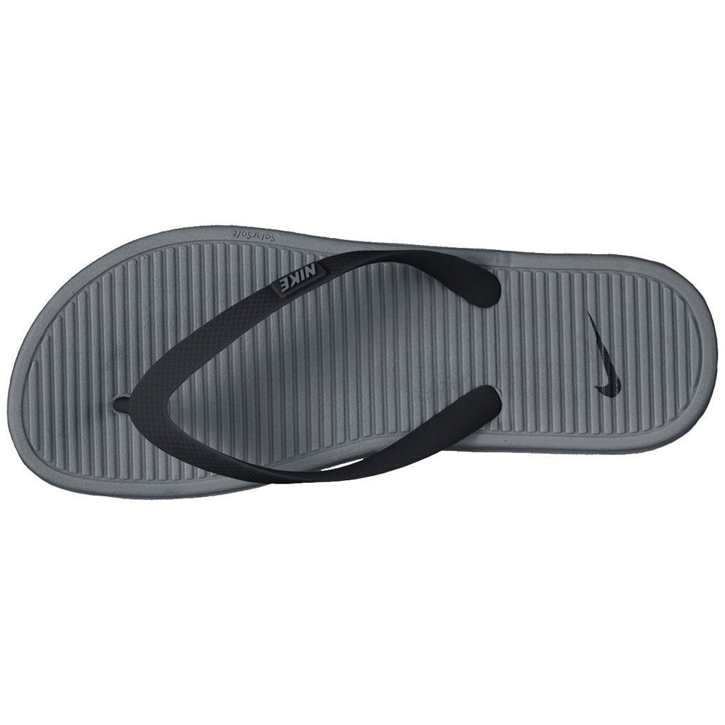 verbinding verbroken Moreel onderwijs camouflage Nike Solarsoft Thong II Black/Grey Men's Sandals Flip Flops Size 13 -  Walmart.com
