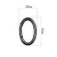 thumbnail image 2 of Mosquetón de Metal en apariencia de óvalo en apariencia de Carabiner Gancho de Paquete de 4 Cobre profundo, 2 of 7