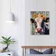 thumbnail image 3 of COMIO  Black And White Cow Wall Decor Cow Wall Art Animal Posters Farmhouse Wall Art Cow Canvas Farmhouse Canvas Wall Art Farm Animal Wall Decor for Home Farmhouse Decor, 3 of 4