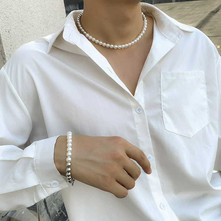 Fashion Style Pearl Necklace Fake Pearl Jewelry Bracelet for Women