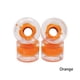 thumbnail image 4 of Toystoory Ruedas de patín de 4 piezas, pieza Universal modificada, componentes rodantes, rueda de rodillo en línea, modificación, accesorio patinar Naranja, 4 of 6