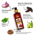 thumbnail image 2 of The Indie Earth Advanced Red Onion Shampoo 300Ml/10 Fl.Oz With 15+ Natural Ingredients Including Red Onion, Curry Leaf & Indian Alkanet Root, 2 of 5