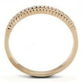 thumbnail image 3 of TS592 - Rose Gold 925 Sterling Silver Ring with AAA Grade CZ in Clear, 3 of 6