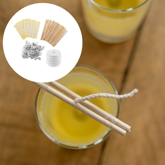 MLINS Candle Wick Holder with Centering Device for DIY Soy Wax Candles Assorted Color 1 Set