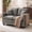 Gray, variant on Daeorio 52" Upholstered Sofa,Loveseat Cloud Couch Comfy Chenille 2 Pillows for Small Spaces,Living Room,Bedroom and Apartment(Beige)