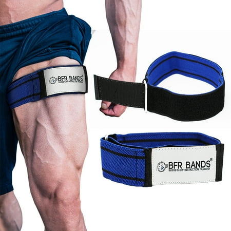 - Occlusion Training Bands, RIGID EDITION, Blood Flow Restriction Bands Help You Gain Muscle without Lifting Heavy Weights - Strong Adjustable Strap + Comfort Liner (Legs)