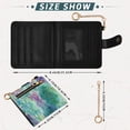 thumbnail image 3 of Small Wallet For Women Bifold Leather Pocket Coin Credit Card Holder With RFID Blocking Succulent Plant Pattern, 3 of 6