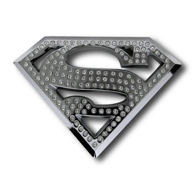 Superman Bling Symbol 3D Plastic Car Emblem