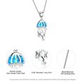 thumbnail image 4 of YOHAVEN Jellyfish Pendant Clavicle Chain Necklace, Fashion Trendy Women's Jewelry Accessory for Party Banquet Date Wedding Gift, 4 of 6